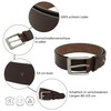 Gusti Studio Kara Leather Belt, Dark Brown, 100 cm, brown