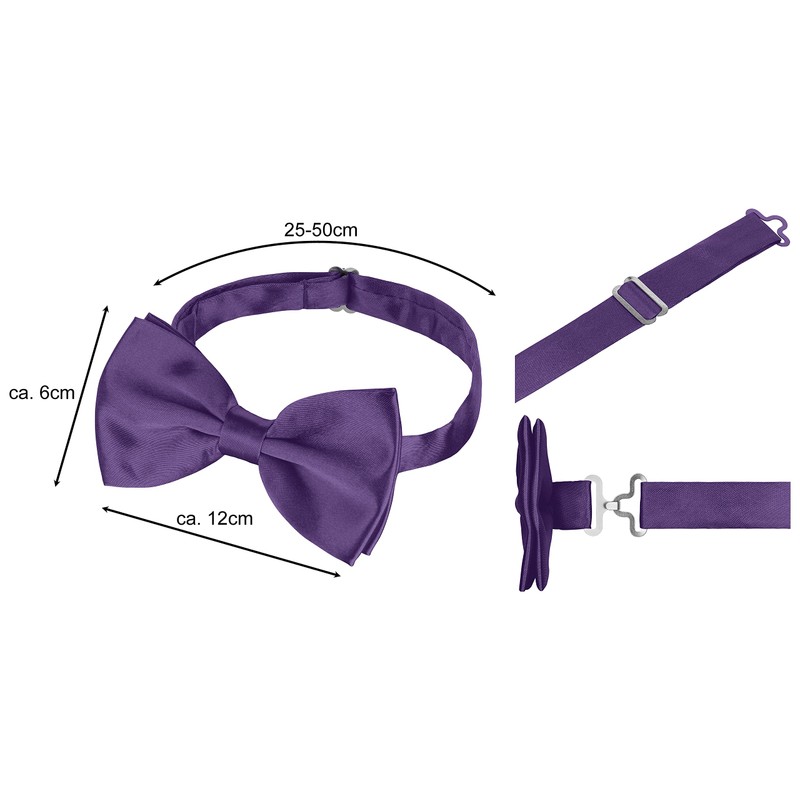 BomGuard Father Son – Partner Look Bow Tie Set, Adjustable