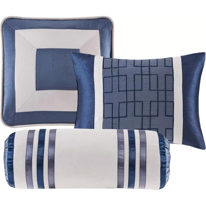 Madison Park 7 Pieces Comforter Set-Deluxe Hotel Collection Luxury Bedding