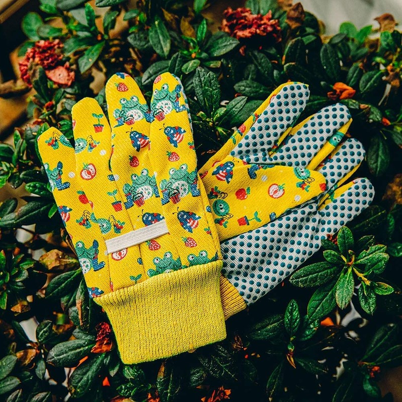 PROMEDIX P Kids Garden Gloves 3-6 Years Old Children Gardening