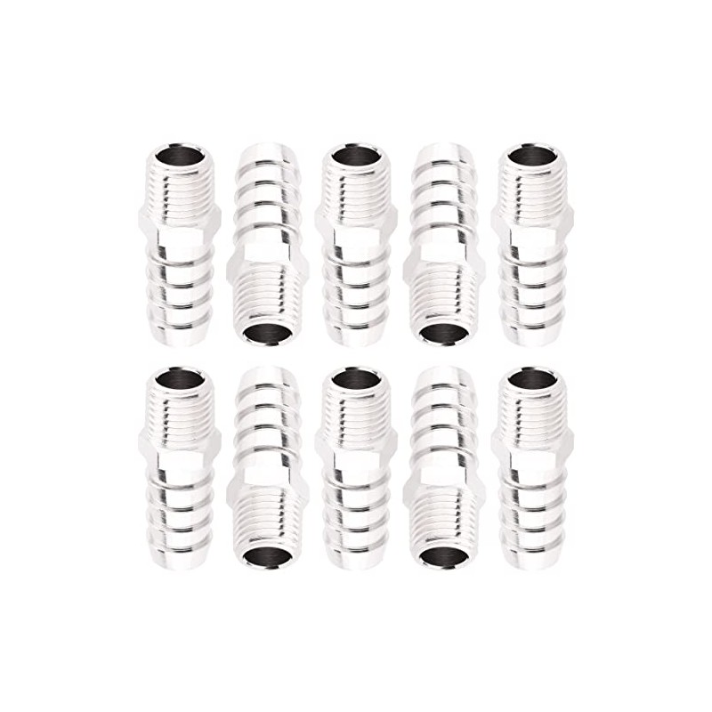 LTWFITTING Nickel Plating Brass Fitting Connector 1/2-Inch Hose Barb x