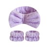 Pack of 4 Bowknot Hair Bands Cosmetic with 4 Pairs