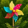 1 Pinwheel Hairpin, Claw Clip, Random Design, Amusement Park, Cheering Event, Marathon, Concert, Kindergarten / 바람개비 머리핀 1개 집게핀 디자인 랜덤 놀이공원 응원 행사 마라톤 콘서트 유치원