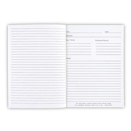 Faithworks Inspirational Prayer Journal or Sermon Notebook, 6 x 8-Inch, Green