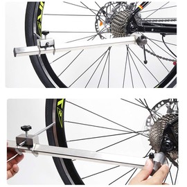 Xigner Fahrrad Schaltauge Richtwerkzeug, Edelstahl Alignment Gauge, Schaltauge-Ausrichtungslehre, Bike Repair Tool für Fahrradreparatur