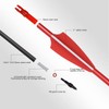 28 Inch Carbon Archery Arrows, Shaft Spine 500 with Removable