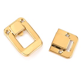HIGHPOINT Case Draw Catch Polished Brass Plated 1-Piece with Screws