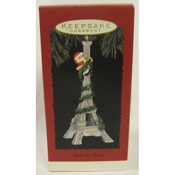 Hallmark "Santa in Paris" - QX5877 - Fecha de 1995