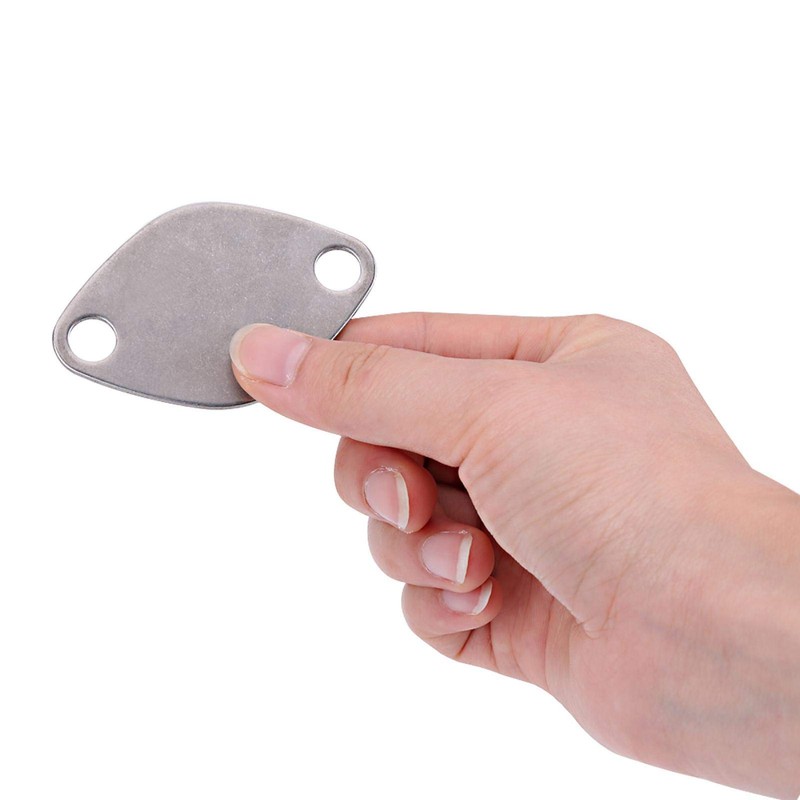 Qiilu EGR Valve Blanking Block Plate Kit