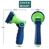 GREEN MOUNT Garden Hose Nozzle, Water Hose Spray Nozzle with