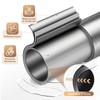 Bonpally Curved Shower Curtain Rod 40-72 Inches Adjustable, Aluminum Shower