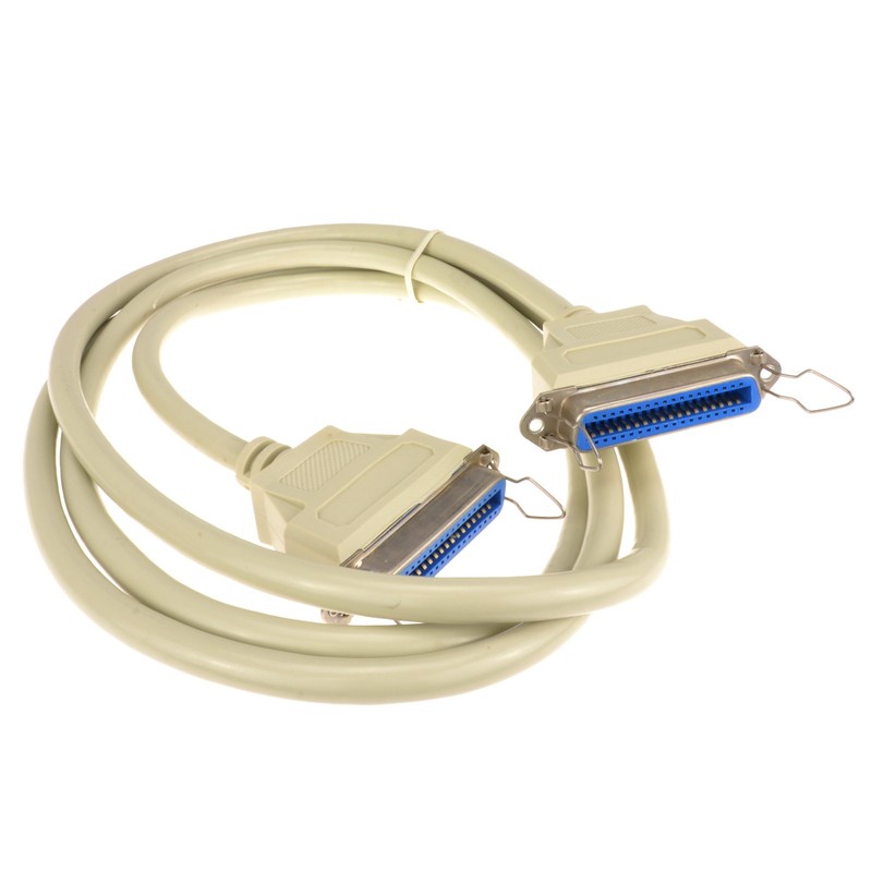 Centronics IEEE-1284 Parallel Printer Cable 36-Pin Female to Female 2