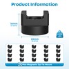 20Pcs Magnetic Zip Tie Mount Heavy Duty Magnetic Cable Zip