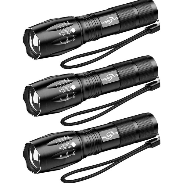 MODOAO LED Flashlight High Lumens - Flashlights for Camping, Hiking,