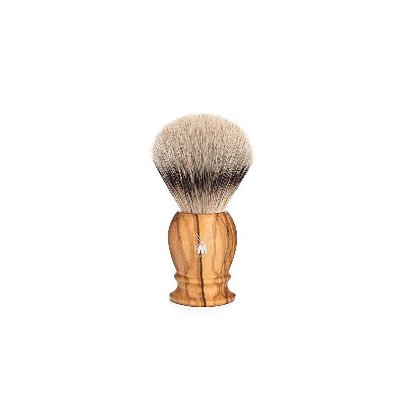 MÜHLE Classic Shaving Brush - Shaving Brush with Silver-Tip Badger