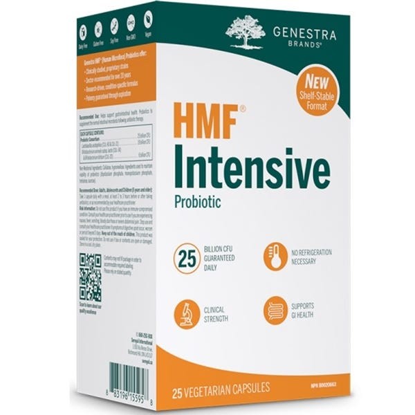 Genestra HMF Intensive Probiotic Shelf Stable 25 Veggie Caps