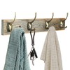 IBosins 32 Pack Antique Brass Coat Hooks Wall Mounted with