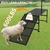 Bknius Goat Stand Ramp Use for Our 600Lbs Goat Milking