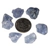 6pc Set Raw Celestite Celestine Small Rough Naturally Semi-Faceted &