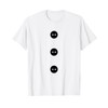 Snowman Costume Buttons Funny Christmas T-Shirt