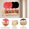 Ping Pong Storage Holder, Ping Pong Paddle Storage Rack,Wall-Mount Table