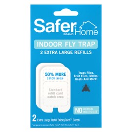 Indoor Plug-in Fly Trap Refill Pack of Extra Large Glue Cards for SH502 Indoor Fly Trap – 2 Pack