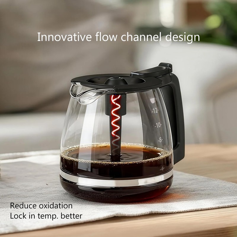 Replacement Coffee Carafe for Black and Decker 12-CUP Coffee Maker,