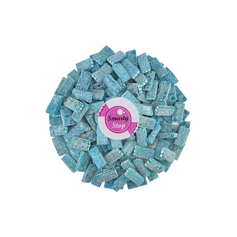 Smarty Stop Sour Licorice Filled Gummy Candy, Brick Shaped Bite-Sized