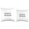 Gentlewoman Poised And Powerful Throw Pillow, 16x16, Multicolor