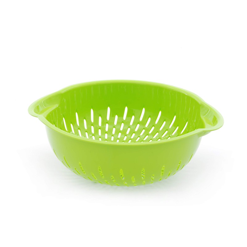 Mintra Home Mixing Bowl w/Colander (Large 4.5L, Green) - For