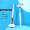 Soft 'N Style Taklon Fan Mask Brush Acid Applicator for