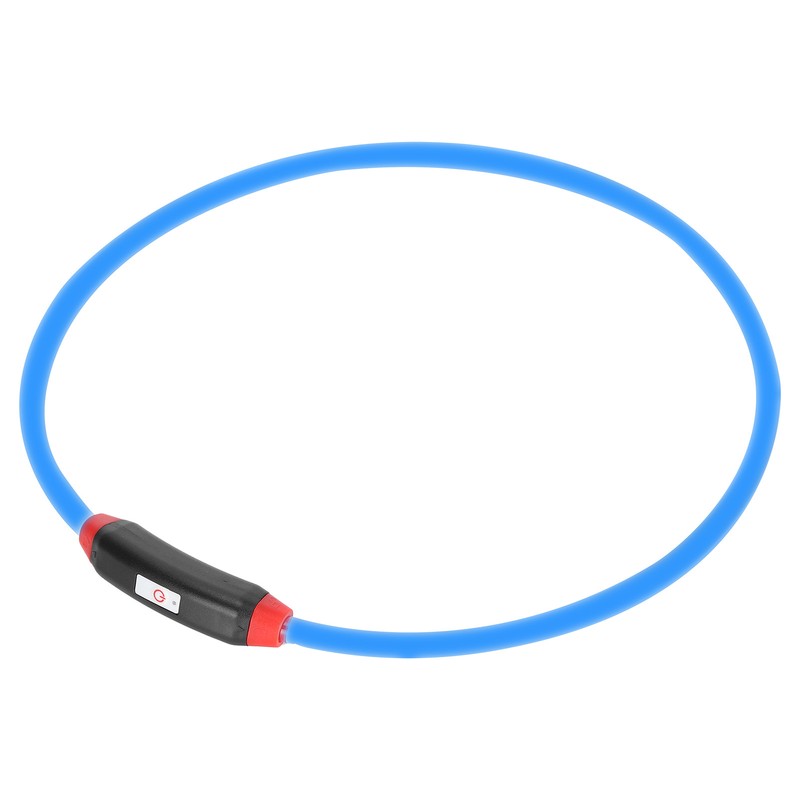 USB Rechargeable Adjustable DIY Cutting LED Dog Bite Resistant Collar