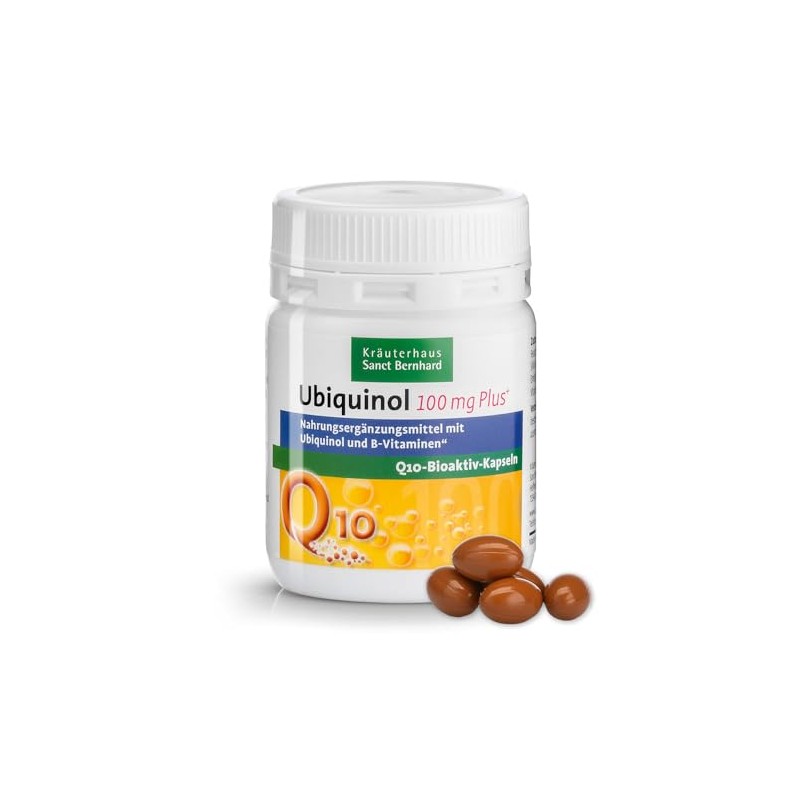 Sanct Bernhard Ubiquinol 100 mg Q10 Bioactive PLUS Capsules with