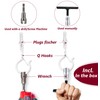 LushPatio Hooks for Hanging String Lights - Ceiling Wall Screw