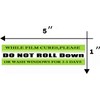 5x1 inch DO NOT ROLL Down Warning Stickers Labels ,Do