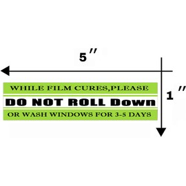 5x1 inch DO NOT ROLL Down Warning Stickers Labels ,Do Not Roll Down Text Caution Labels for Car Window Switch Tape Warning (500 Pcs)
