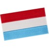 Luxembourg Flag Embroidered Iron On Sew On Patch
