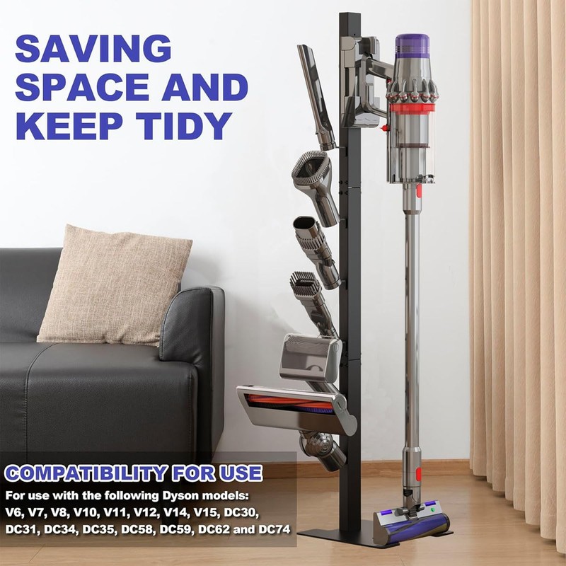 Foho Vacuum Stand Compatible for Dyson, Storage Stand Docking Station