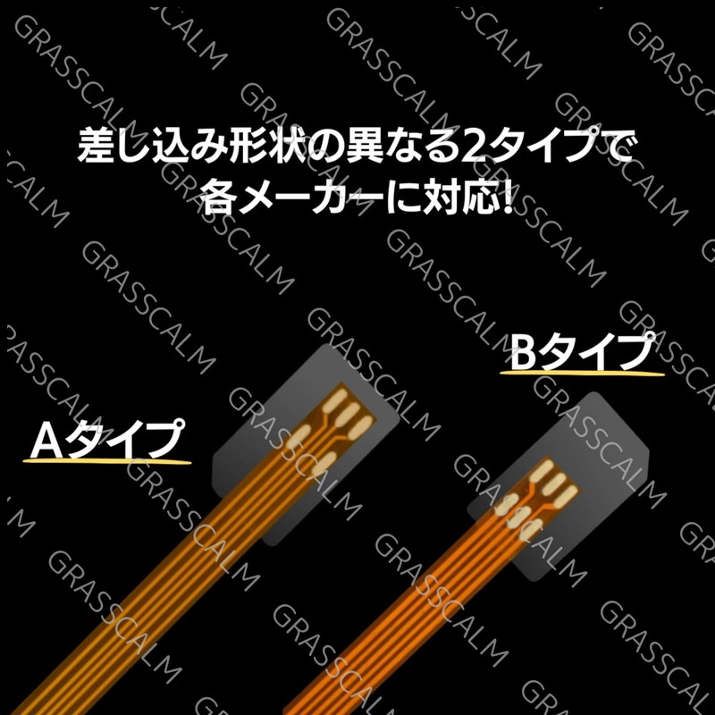 GRASSCALM Mini B-CAS Conversion Adapter, AB Type 1 Pair Set,