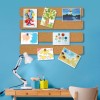 AYZTKUX 6 Pack Corkboard Strips for Walls, Self Adhesive Thick