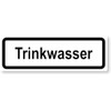 Drinking Water Sticker 15 x 5 cm (Weatherproof)