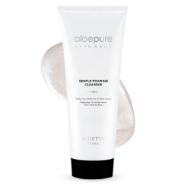 Aloette Gentle Foaming Facial Cleanser - Moisturizing Face Wash for Women & Men - Facewash Skin Cleanser Rejuvenates & Replenishes Natural Moisture, Facial Cleansing for All Skin Types - 6 Fl Oz