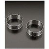 Metaltex Stainless Steel All Purpose Cooking Rings, Silver, 8 cm,