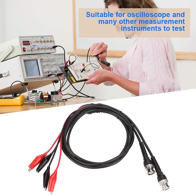 BNC Test Leads, 2 P1011 Q9 Oscilloscope Probe Cable to