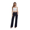 FLYING BANANA Women's High Waisted Wide Leg Baggy Stretch Denim