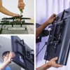 Black M8 x 12mm TV Wall Mount Bracket Screws for