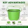 Avokado Silicone Steamer Basket for 3qt Instant Pot [6qt, 8qt