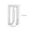 Ipetboom 20 Pack Metal Barber Cape Buckles Haircut Cape Clips