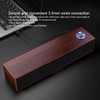 Wood Computer Speakers for Desktop, Mini Sound Bar Speaker with