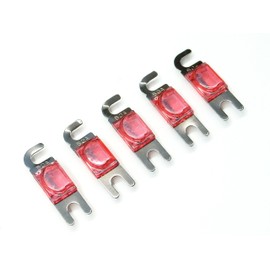 KnuKonceptz Mini-ANL (MIDI/AFS) Nickel SIlver Plated Fuses 50A - 5 Pack
